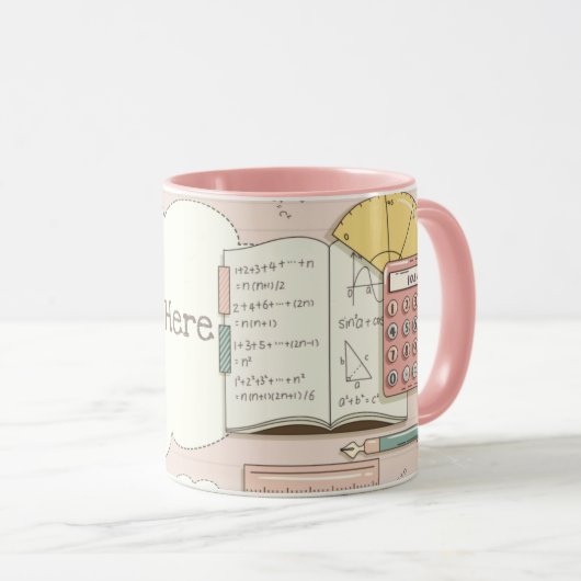 Mug Apprentissage personnalisé (Devant droit)