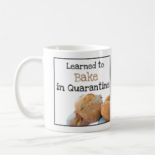 Mug Appris à cuire en quarantaine du texte amusant av