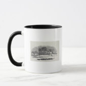 Mug Approche d'un village pendant l'hiver (Gauche)