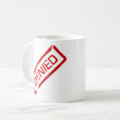Mug approuvé, nié (Devant gauche)