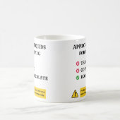 Mug Approved Liquids Only – Funny Hot Chocolate Humor (Centre)