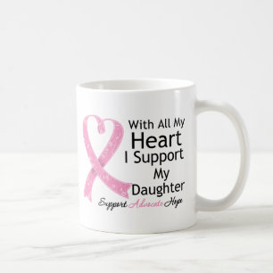 Mug Appui du cancer du sein I ma fille