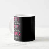 Mug Appuyer Les Combattants Mois De Sensibilisation Au (Devant gauche)