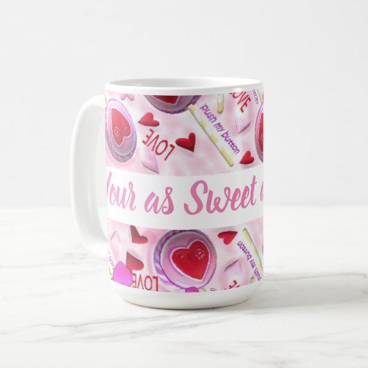 Mug Appuyer sur mes boutons (Devant gauche)