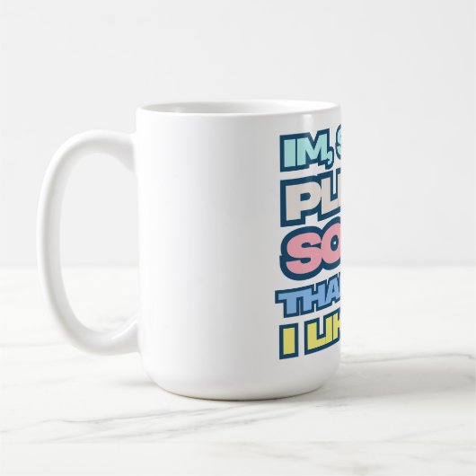 Mug Appuyez sur vous-même et vivez plus de prière pers (Gauche)
