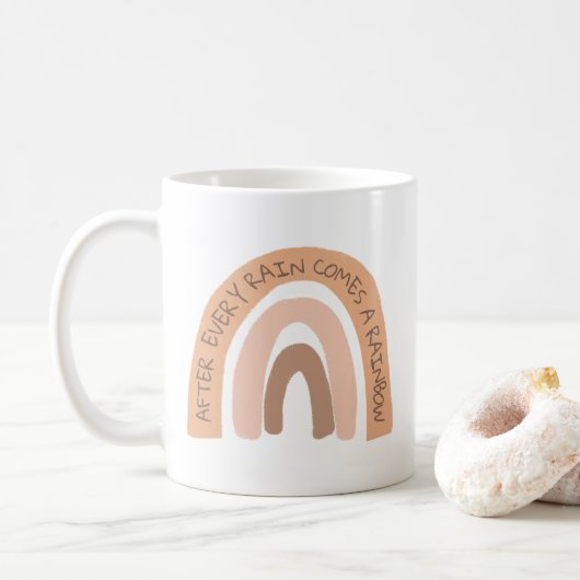 Mug Après Chaque Pluie Vient Un Arc En Ciel (Avec donut)