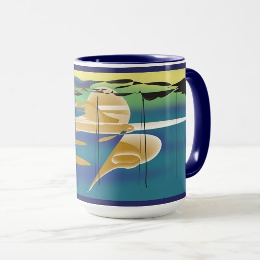 Mug Après-midi au lac (Devant droit)