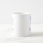 Mug Après-midi théière à pois pour la mariée (Centre)