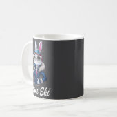 Mug Apres Ski Hat Party Design Ski Bunny Skier Outfit  (Devant gauche)