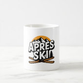 Mug Après Ski Vintage Winter Lodge Conception (Centre)