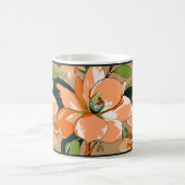 Mug Apricot Azalea sur Tan (Centre)