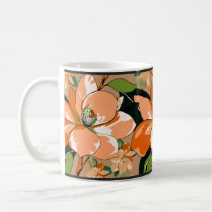 Mug Apricot Azalea sur Tan