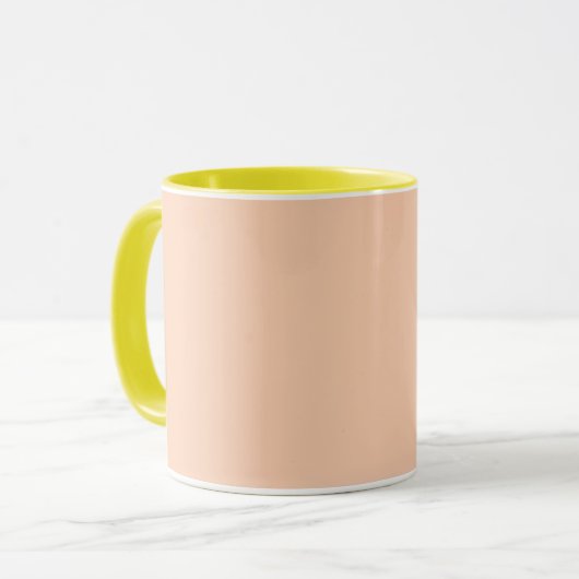 Mug Apricot (solid color) (Devant gauche)