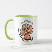 Mug Apricot Toy Poody C'Est Tout Sur Moi (Gauche)