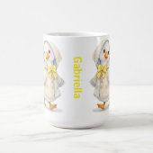Mug April Goose daffodils cute valentine illustration (Centre)