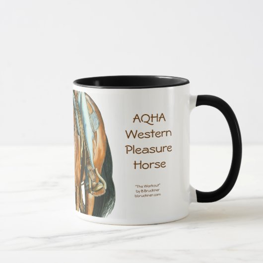 Mug AQHA PleasureHorse occidental, (Droite)