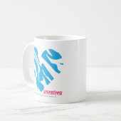 Mug Aqua 2 de zèbre (Devant gauche)