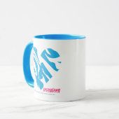 Mug Aqua 2 de zèbre (Devant gauche)
