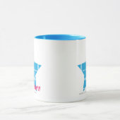 Mug Aqua 3 de plaid (Centre)