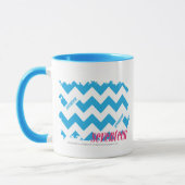 Mug Aqua 3 de zigzag (Gauche)