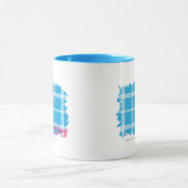Mug Aqua 4 de plaid (Centre)