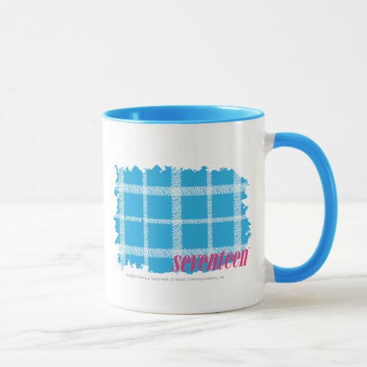 Mug Aqua 4 de plaid (Droite)