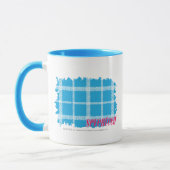 Mug Aqua 4 de plaid (Gauche)