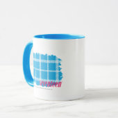 Mug Aqua 4 de plaid (Devant gauche)