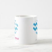 Mug Aqua 4 de zigzag (Centre)
