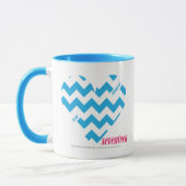 Mug Aqua 4 de zigzag (Gauche)