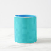 Mug Aqua Blue Mosaic Shimmer, (Centre)