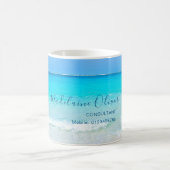 Mug Aqua Blue Ocean Sky Custom (Centre)