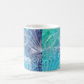 Mug Aqua Blue Ocean Vie marine Coquillages (Centre)