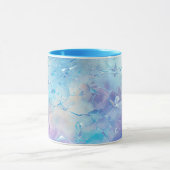 Mug Aqua Blue Purple Ice Neige Noël (Centre)
