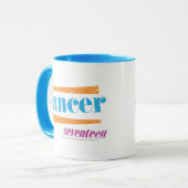 Mug Aqua de Cancer (Devant gauche)