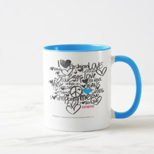 Mug Aqua de graffiti