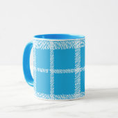 Mug Aqua de plaid (Devant gauche)