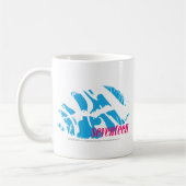 Mug Aqua de zèbre (Gauche)