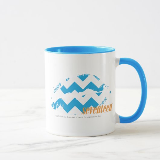 Mug Aqua de zigzag (Droite)