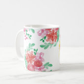 Mug Aqua fleur (Devant gauche)