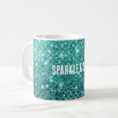 Mug Aqua Green Sparkle (Devant gauche)