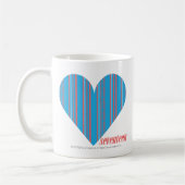 Mug Aqua mince 3 de rayures (Gauche)