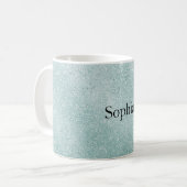 Mug Aqua Paillettes Noël Ombré (Devant gauche)