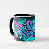 Mug Aqua Rokin noir (Devant gauche)