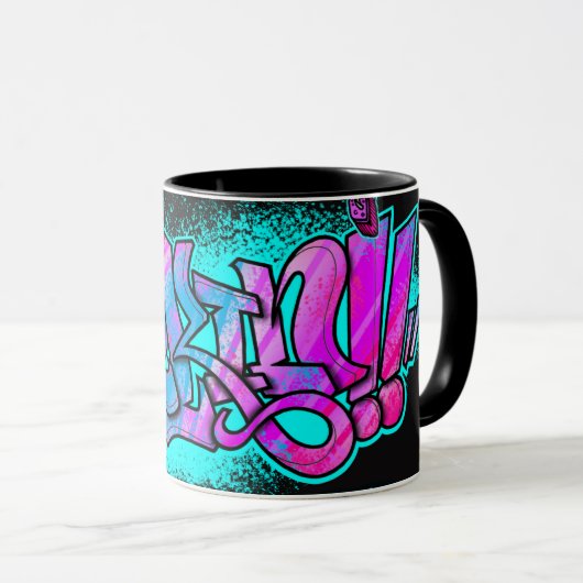 Mug Aqua Rokin noir (Devant droit)
