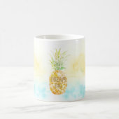 Mug Aqua Yellow Pineappé Gold Dream (Centre)