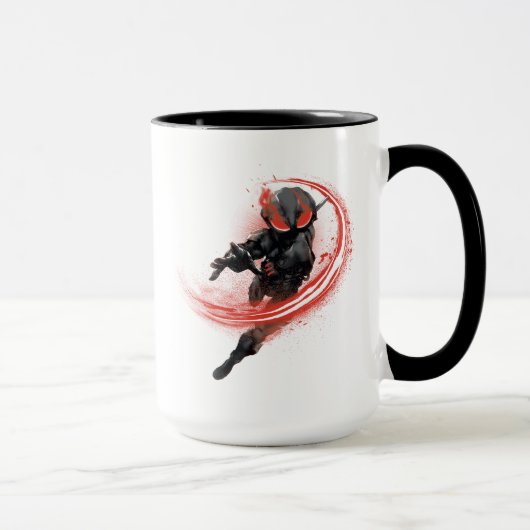 Mug Aquaman | Black Manta Red Swipe Graphic (Droite)