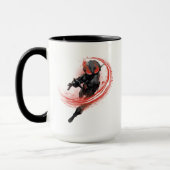 Mug Aquaman | Black Manta Red Swipe Graphic (Gauche)