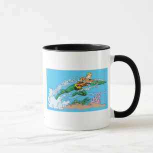 Mug Aquaman Dashes À Travers L'Eau