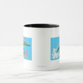Mug Aquaman Dashes À Travers L'Eau (Centre)